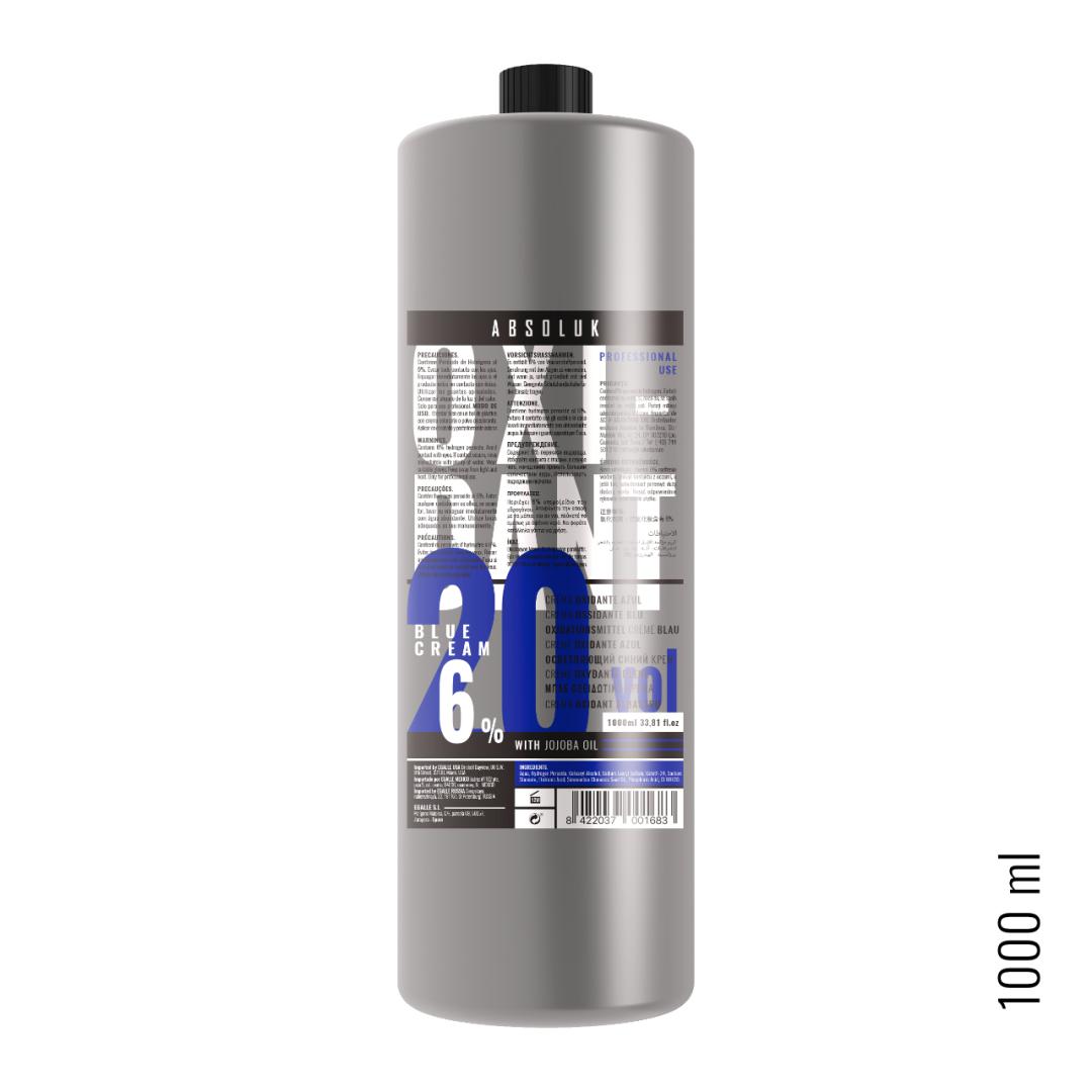Creme Oxidante Azul 20 Volumes 1000 ml Absoluk